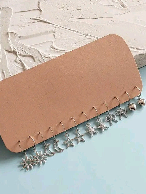 Minimal Sea Theme Earring (pack of 6)