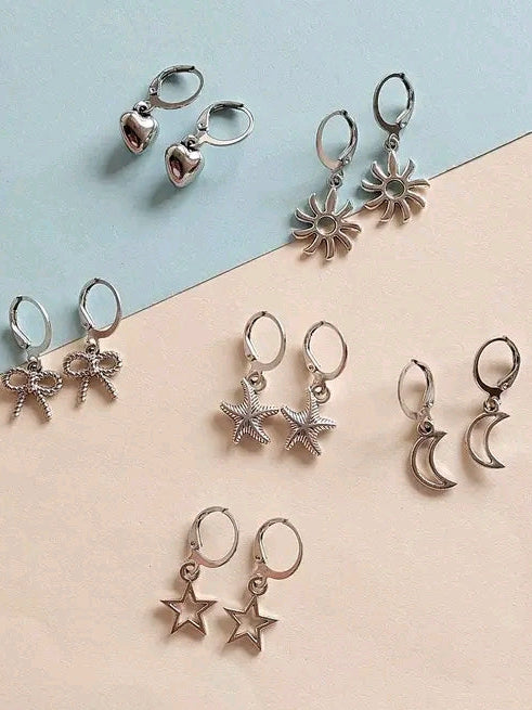 Minimal Sea Theme Earring (pack of 6)