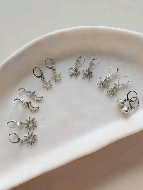 Minimal Sea Theme Earring (pack of 6)