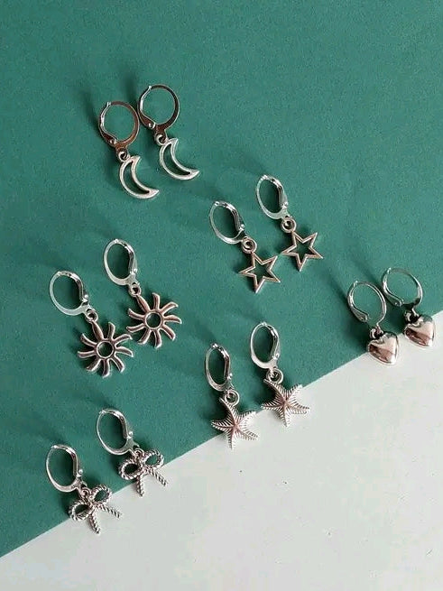 Minimal Sea Theme Earring (pack of 6)