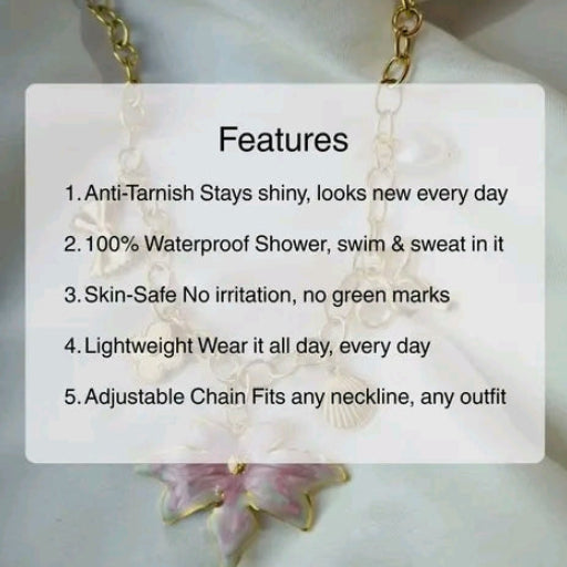 Anti Tarnish Big Sea Shell Necklace