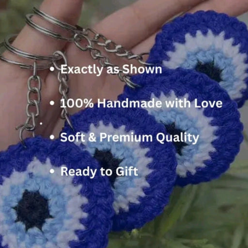 Crochet Evil Eye Bagcharms